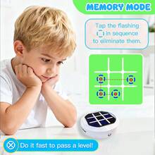 4-In-1 Tic-Tac-Toe Electric Handheld Game With Memory & Speed Modes, Perfect For Family Parties, Travel & Kids' Educational Play - Multicolor - View 7