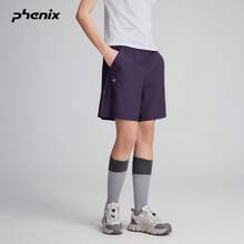 Phenix 戶外運動短褲 中性款 2026SS 新品輕量防潑水休閒長褲 - 暗夜紫 - 查看 4
