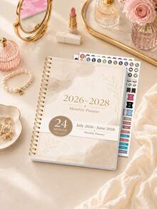 Trees 24-Month Monthly Planner, 8.1 * 5.9 Inch Monthly Notebook Calendar Book July 2026–June 2028 For Efficiency & Productivity, Back To School Supplies Office Supplies - A5 - View 5