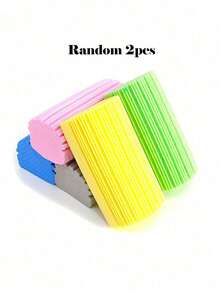6/4/2/1pc Kitchen Cleaning Dust Removal Sponge Wet Tool Reusable Magic Dusting Sponge Duster For Cleaning Blinds, Glass, Baseboards, Vents, Mirrors, Window Tracks, Bathroom, Kitchen Durable Absorbent Sponge Kitchen Essential - Multiple Styles - View 13