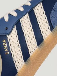 Adidas Originals Unisex SAMBA OG MULE W Sports Casual Mule Shoes HP5053 - Navy Blue - View 4