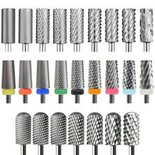 1pc 5.35mm Cylindrical Tungsten Carbide Nail Drill Bit Nail Machine Accessory - Multicolor - View 1