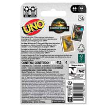Mattel Games UNO 侏羅紀世界重生兒童卡牌遊戲,適合家庭與成人遊戲之夜,包含特殊規則與電影啟發圖像牌組 - JFT28 - 查看 7