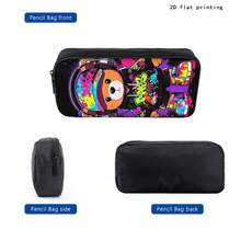 Graffiti Bear Backpack With 2D Flat Print, Large Capacity, Lightweight, Durable, Shoulder Bag, Colorful Splatter Street Headphone Bear Art Print, Suit - Style 3 - View 6