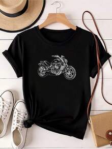 Women T-Shirts - 黑色 - 查看 1