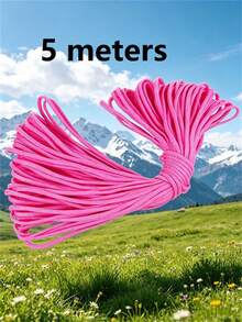 Cuerda de rescate multiusos para exteriores con núcleo de 7 hilos, camuflaje multicolor, 5/10/50/100m/pieza, cuerda de escalada, línea de vida de emergencia para tienda de campaña, cuerda de tracción de paracaídas, cuerda para tejer pulseras, cuerda colgante, camping, picnic, tendedero, cuerda para mascotas, cuerda DIY duradera - Paracord - Ver 65
