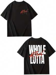 Men T-Shirts - 黑色 - 查看 1