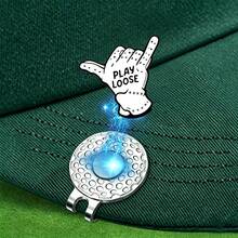 Golf Ball Marker With Magnetic Hat Clip, OK Gesture Hat Clip, Fun Gift For Male And Female Golfers - Multicolor - View 3