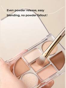 OEIEZ Eye Makeup Brush Set, Multi-Function Eyeshadow Blending Detail Angled Eyeliner Brush Lower Eyeshadow Brush Set, No Powder Fallout, Create Exquisite Big Eye Makeup Look, Portable Travel-Friendly Makeup Tool, Suitable For Beginners - Gold - View 8