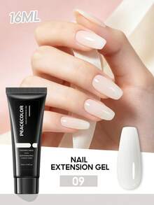 PEACECOLOR 16ml Poly Nail Extension Gel, UV LED Cured Quick Building Builder Gel For Nail Extension & Manicure, Multiple Colors Available, Hard Gel For Beginner Home DIY & Professional Salon Nail Art - Multicolor - View 26