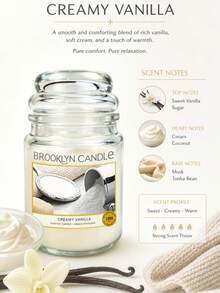 BROOKLYNCandle Scented Candle, Baby Powder Large Jar Candle, Long Burning: Up To 150 Hours, Perfect Daily Gifts For Babies - one-size - View 5