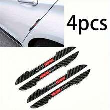 4pcs Limited Edition Car Door Edge Protectors, Red Decorative, Durable Rubber Material, Enhance Vehicle Safety - 4pcs - View 10