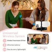 Mikrofon Nirkabel Mini Pro, Kompatibel dengan iPhone dan Perangkat Android, Mikrofon Jepit yang Dirancang untuk Perekaman Video, Dilengkapi dengan Antarmuka USB-C, Mampu Merekam Audio Jernih, Cocok untuk Podcast, ASMR, dan Vlog. - View 5