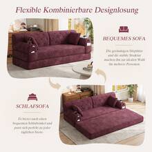 Sofas & Couches - Red - View 3