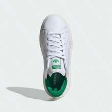 Adidas Giày thể thao cổ điển unisex mùa xuân/thu, đế dày, sneaker thường ngày màu trắng ID2786 - Trắng/Xanh lá cây - Xem 2