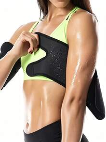 2pcs Adjustable Sauna Sweat Arm Sleeves Fitness Body Shaping Arm Guards Sports Protective Gear - Multicolor - View 4