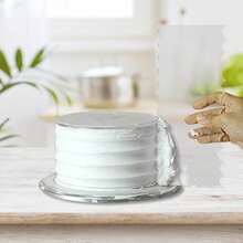 6-Piece Clear Acrylic Cake Scraper Set, Multi-Shape Cream Combs For Cake Frosting Decoration - View 5