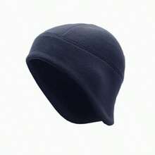 1pc Fleece Fall And Winter Ear Protection Hat, Windproof And Warm Fleece Skiing Hat, Unisex For Outdoor Cycling, Camping, Hiking, And Running. - Multicolor - View 9
