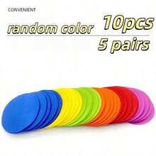 4 Inch Carpet Spot Markers, Fixed Multi-Color Round Dots For Classroom Seating, Suitable For Games And Teachers (6 Colors), Back To School - A - View 12