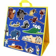 hoojojo 1 Set Grumpy Monkey Felt Story Pieces, Interactive Animal Character Storytelling Props, Literacy Reading Educational Toy, Teacher Supplies, Educational Learning Materials For Classroom & Home Reading - Multicolor - View 3