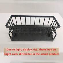 1pc Plastic Kitchen Sink Sponge Holder, Dish Drying Rack, Removable Cloth Rack, Multi-Function Plastic Storage Rack For Sponge, Soap And Brush, Bathroom Soap Dispenser Brush Holder, Kitchen Accessories - Multicolor - View 14