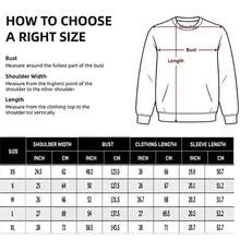 Fall Clothes,Crewneck Sweatshirt, I Support Women's Rights And Wrongs Graphic Long Sleeve Pullover, Casual Loose Top - White - View 5