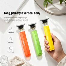 WEEME Professional Hair Clippers For Men | Cordless Beard Trimmer With 4 Guide Combs & Cleaning Brush | Rechargeable Electric Haircut Kit For Barbers & Home Use (Orange/Green/Yellow) - Multicolor - View 8