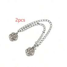 Magic Pants Cuffs Anti-Dragging Pants Too Long To Shorten Adjustment Buckle Fixed Clip Waist Buckle Dragging Pants Detachable Chain Magnetic Buckle Magnetic Buckle Chain - A - View 13