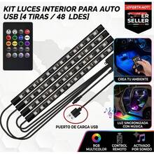 1pc USB RGB Car Interior LED Strip, Multicolor Ambient Light Kit With Wireless Control, Decorative Car Lighting With Light Modes And Sound Sync, Universal Accessory For Vehicle Customization, Ideal For Travel, Parties, And Daily Use - A - View 8