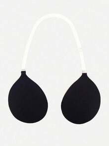 2 Pairs New Strapless Bras, Round Invisible Push-Up Cup Design, Self-Adhesive, With Adjustable Straps, Suitable For Camisole And Backless Dress - Multicolor - View 7