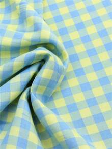 1pc Pre-Cut Vintage Spring Plaid Fabric, Suitable For DIY Handmade Projects, Patchwork, Sewing, Hair Ties, DIY Background Cloth - Multicolor - View 7