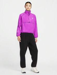 Nike Women's AS W ACG HZ WOLF TREE TOP Knit Sweatshirt Without Hood HJ0238-505 - Purple - View 4