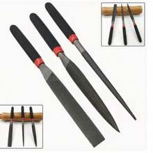 Small Steel Files Needle File Flat File For Stone Glass Metal Carving Craft Needle Filing Woodworking Hand File Tool Easy Install - A - View 1
