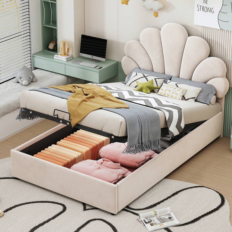 Bed Bases & Foundations - Beige - View 1