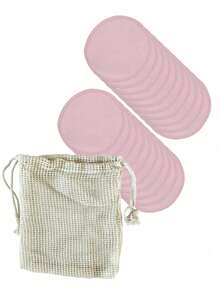 5/10/20pcs Reusable Makeup Remover Pads, Gentle On Skin, Quick Makeup Removal, Suitable For All Skin Types - Pink - View 27