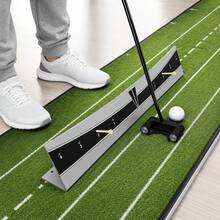 59cm Putting Track Trainer, Durable Wear-Resistant PVC, Adjustable Tee Positions, Portable For Indoor Practice, Portable Balance Exerciser, Improves Accuracy And Consistency - Black - View 5