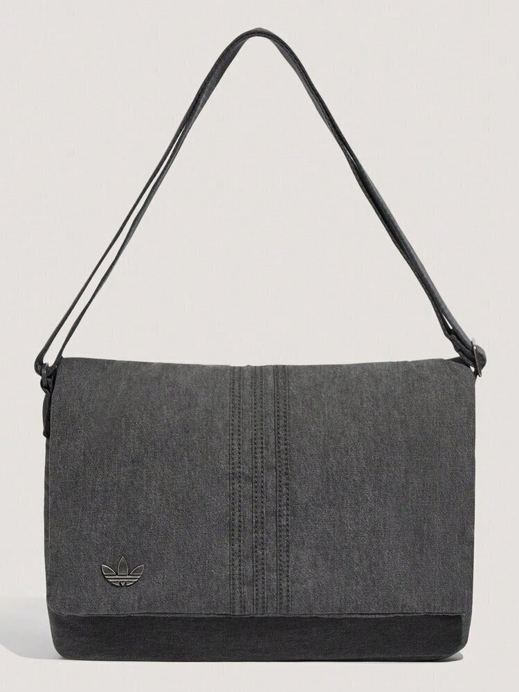 Adidas Originals Unisex Denim MSG Shoulder Bag LD6377 - Grey - View 1