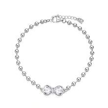 1pc S925 Sterling Silver All-Match Bracelet, Multiple Colorful Zirconia Tennis Chain And Bead Chain Styles, Compatible With DIY Beaded Pendants, Minimalist Luxury Style, Includes Extension Chain For Adjustable Size, Comes With Gift Box, Versatile Handmade Jewelry All-Match Silver Chain Accessory - Multicolor - View 15