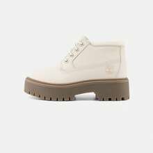 Timberland New Waterproof Anti-Slip Breathable Mid-Top Thick Sole Height-Increasing Women's Outdoor Sports Casual Martin Boots - Off-white/Brown - View 8