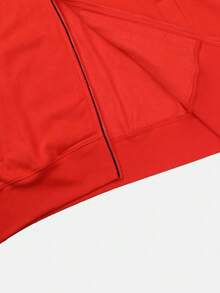 Nike Jaket Tenun Tanpa Tudung Pria AS M NK AIR FLC TRK JKT IF1263-696 - Merah - View 5