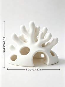 1/2pcs Artificial Coral Fish Tank Hideout, Multi-Hole Cave Shelter For Fish And Shrimp, Smooth Material For Fish, Aquarium Landscape Decoration Providing Resting, Breeding And Hiding Space For Small Fish - Happy Aquarium - View 9