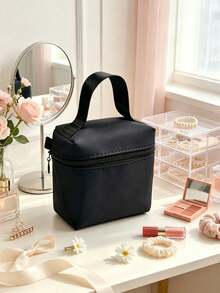 Fashionable Solid Color Large Capacity Makeup Bag, Portable Waterproof Makeup Bag, Multifunctional Storage Bag, Mini Lipstick Bag, Menstrual Towel Bag - Multicolor - View 16