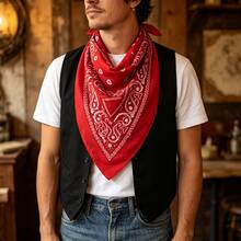 Unisex Paisley Print Bandana Hip Hop Style Multi Function Scarf Shawl Head Wrap For Festival Travel Party Concert - Multicolor - View 11
