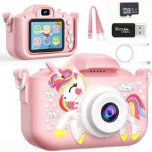 1080P HD Portable Mini Digital Camera, 48MP Photo & Video, Dual Front & Rear Lens, Built-In 5 Games, Pocket Camera, Ideal Gift For Birthday, Christmas, Halloween Holidays - View 1