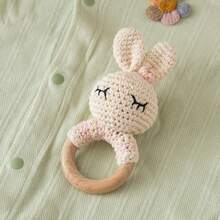 Mainan Kerincingan Rajutan Buatan Tangan, Mainan Rajutan Interaktif untuk Bayi, Lonceng Terintegrasi, Desain 3D yang Lucu, Detail yang Kaya, Menarik Perhatian Bayi, Mengembangkan Pendengaran Bayi, Hadiah untuk Acara Baby Shower, Hadiah untuk Ibu Baru, Hadiah Natal, Hadiah Paskah, Hadiah Kenang-kenangan Bayi Baru Lahir - MultiWarna - View 4