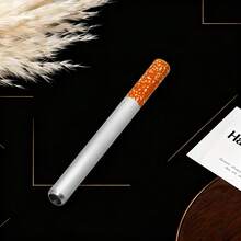 Ultra-Thin Pen-Shaped Alloy Mini Hand Tube, Pocket-Sized Hidden Portable Metal Tube, Compact Portable Accessory, Suitable For Props, Imitation Props - Multicolor - View 2