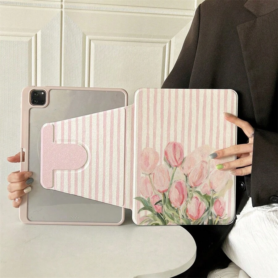 1件書本式支架保護平板電腦保護殼,相容 A16 2025、 Galaxy Tab S9 FE/S8 Plus/S7/S10、OPPO Pad、 MatePad、Vivo Pad、Honor Pad、Xiaoxin Pad - 彩色 - 查看 1