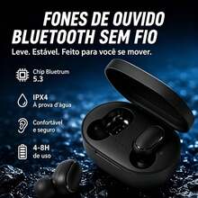 Airdots Wireless Earphone For Redmi Xiao.Mi  Bluetooth 5.0 E6S - Kit 2pc - View 8