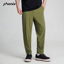 +Phenix Phoenix Sun Protection Cooling Straight Leg Pants 2026SS Celana Panjang Longgar Kasual Tenun Bernapas - hijau lumut - View 2