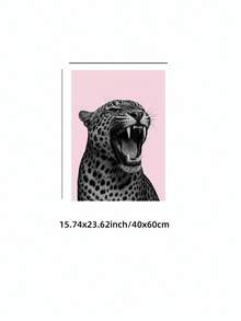 1/3 Pcs Frameless Sexy Stockholm Pink Black Leopard Print Y2K Canvas Wall Art, Girly Gallery Decor For Bedroom Dorm Apartment Living Room Kitchen, Room Decor Bedroom , Prints For Wall, Vintage Decor, Best Gift Choice - Multi-color - View 23